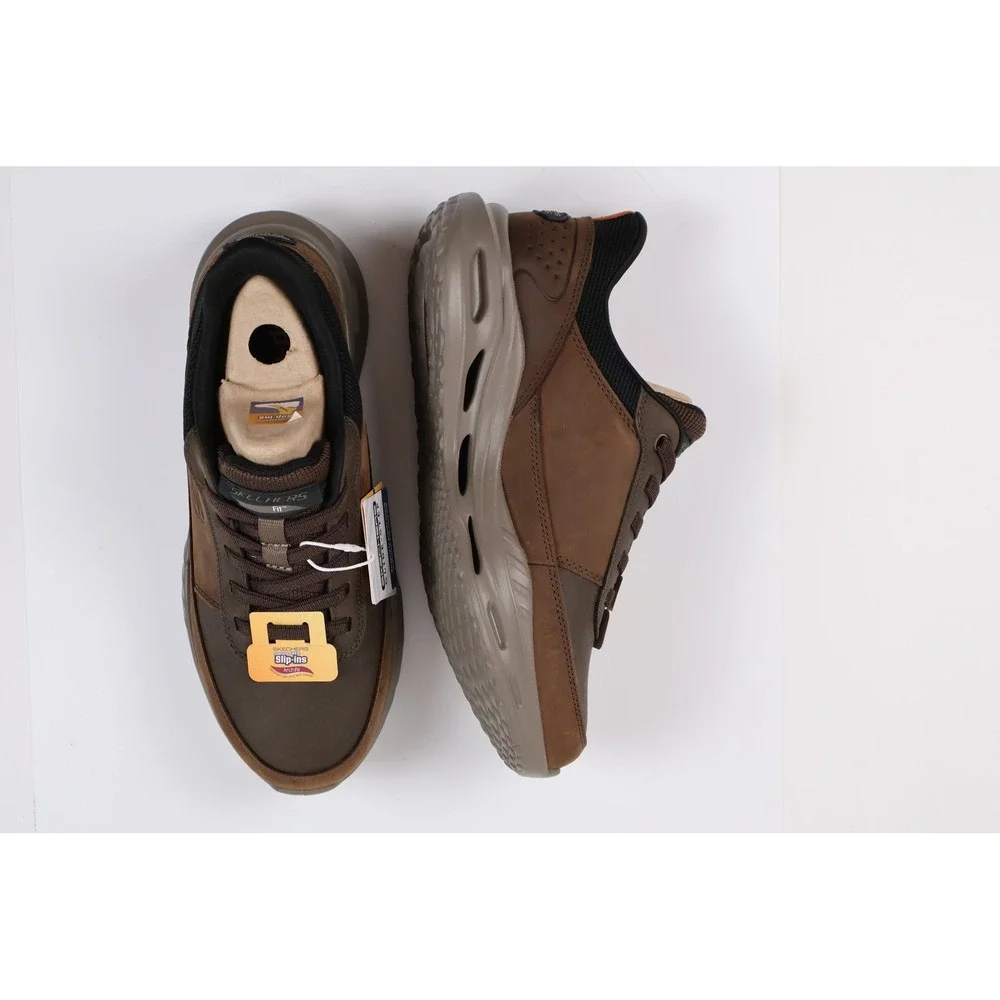 Skechers Slip-ins Arch Fit Orvan-Moxley Cocoa Brown Size 8 NWT 210981/COC